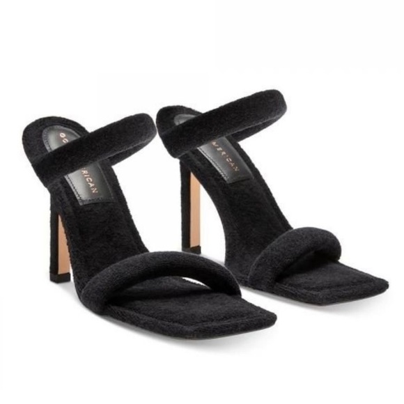 Good American Shoes - GOOD AMERICAN Terry Cloth Heels NIB